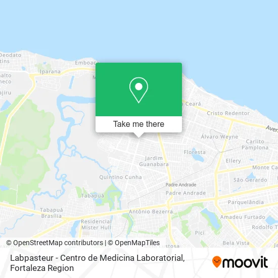 Labpasteur - Centro de Medicina Laboratorial map