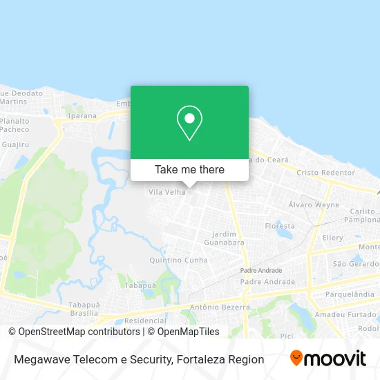 Megawave Telecom e Security map