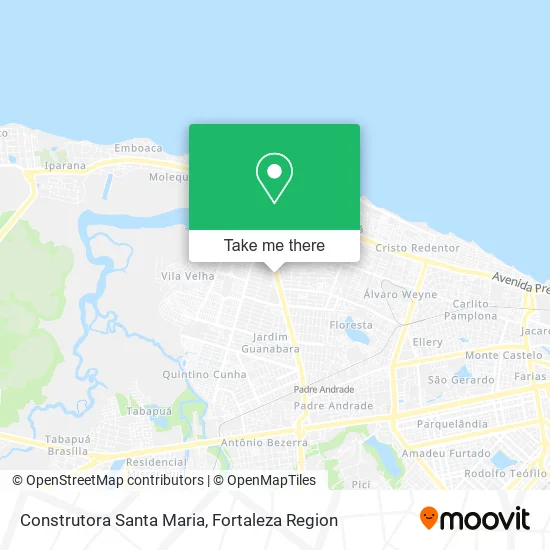 Construtora Santa Maria map