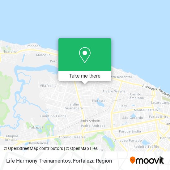 Life Harmony Treinamentos map