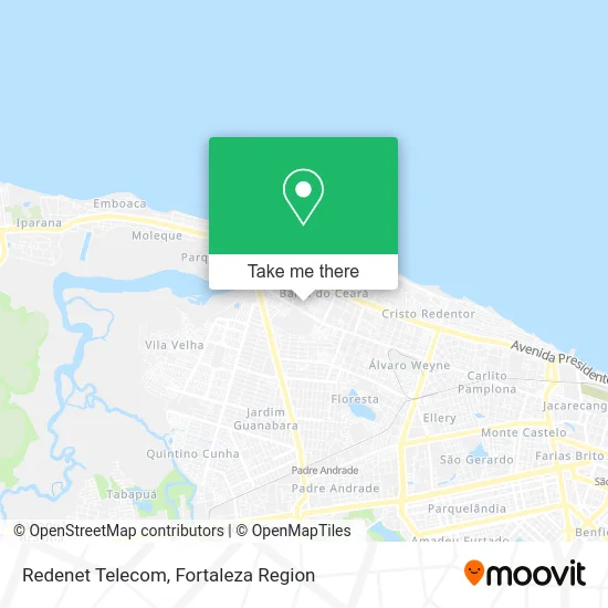 Redenet Telecom map