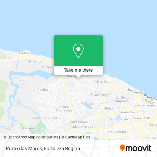 Porto das Mares map