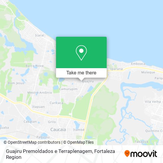 Guajiru Premoldados e Terraplenagem map