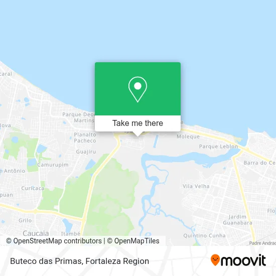 Buteco das Primas map