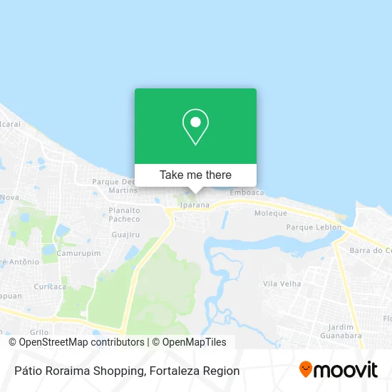 Pátio Roraima Shopping map