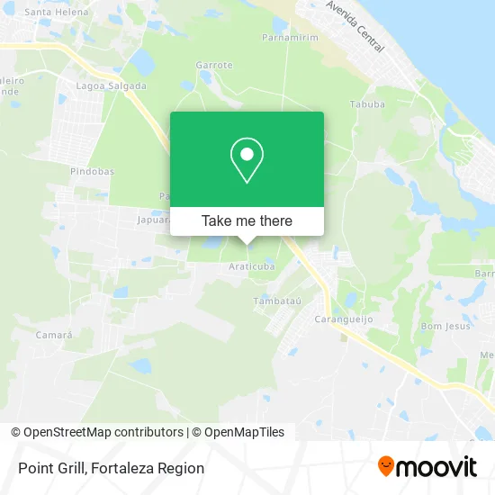 Point Grill map
