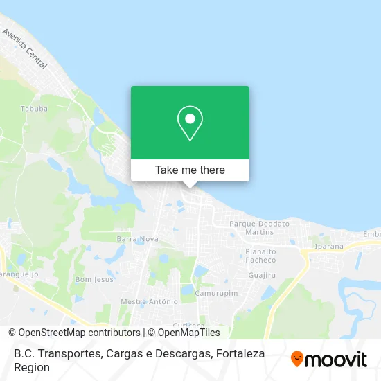 B.C. Transportes, Cargas e Descargas map