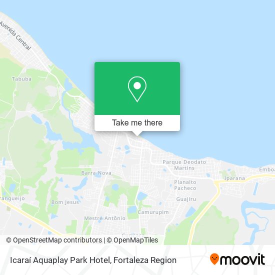 Icaraí Aquaplay Park Hotel map