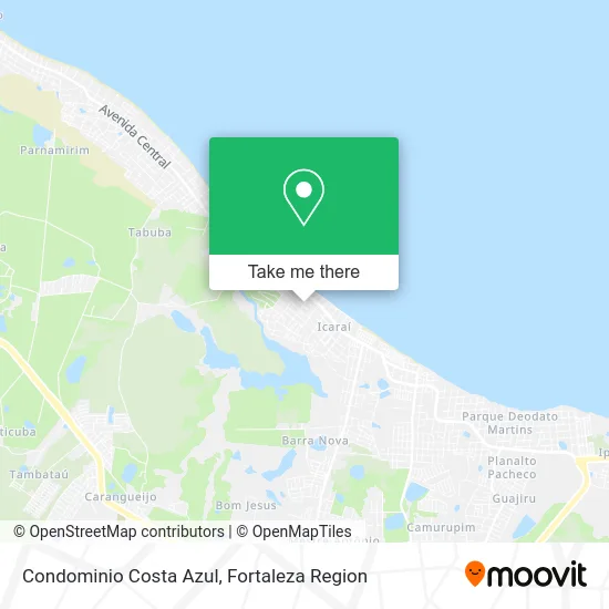 Condominio Costa Azul map