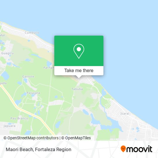 Maori Beach map