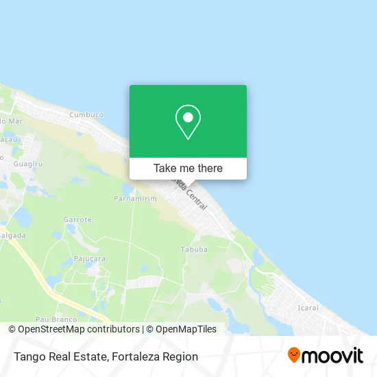 Tango Real Estate map