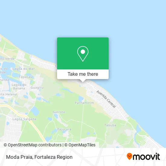 Moda Praia map