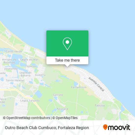 Mapa Outro Beach Club Cumbuco