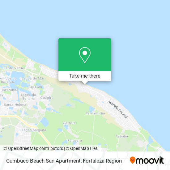 Cumbuco Beach Sun Apartment map