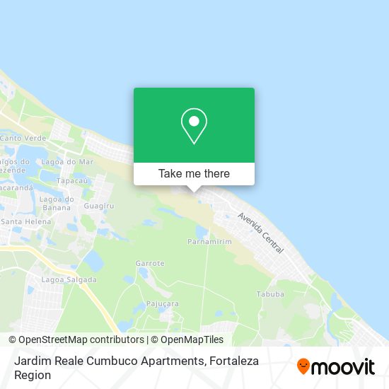 Jardim Reale Cumbuco Apartments map