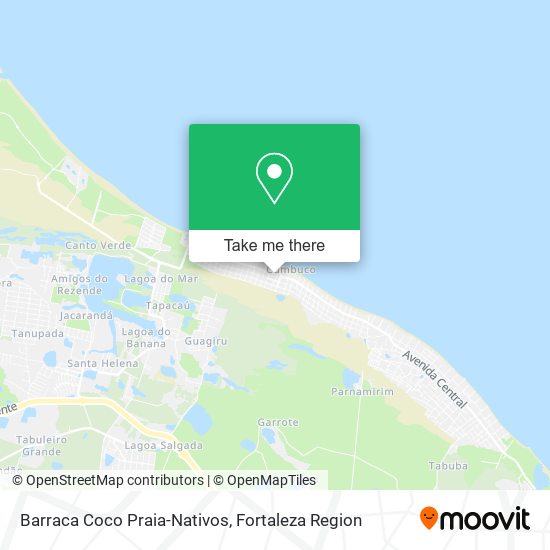 Mapa Barraca Coco Praia-Nativos