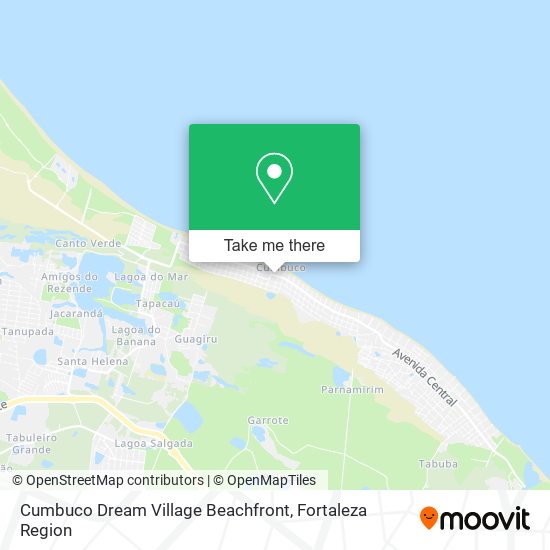Cumbuco Dream Village Beachfront map