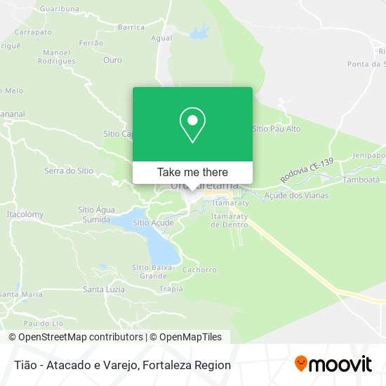 Tião - Atacado e Varejo map