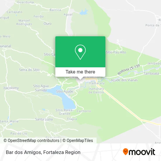 Bar dos Amigos map