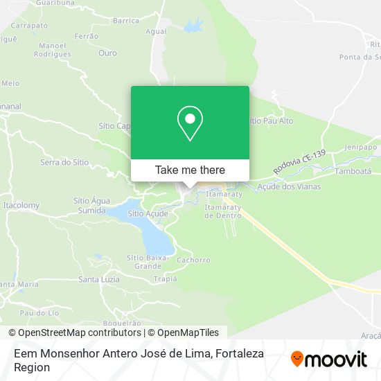 Eem Monsenhor Antero José de Lima map