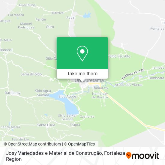 Josy Variedades e Material de Construção map