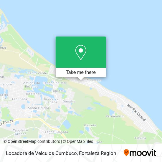 Locadora de Veiculos Cumbuco map