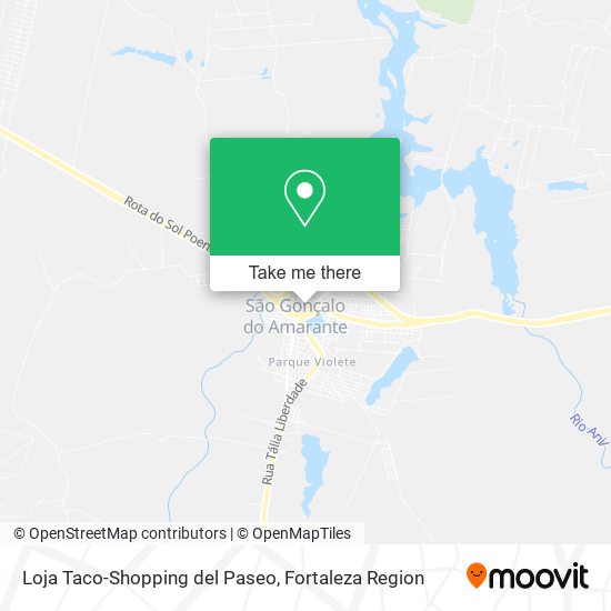 Loja Taco-Shopping del Paseo map