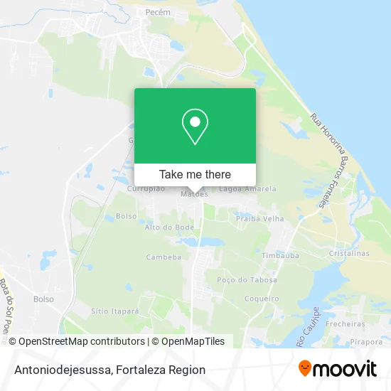 Antoniodejesussa map