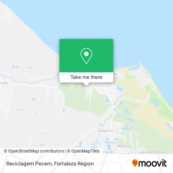 Reciclagem Pecem map