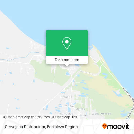 Cervejaca Distribuidor map