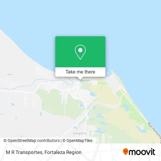 M R Transportes map
