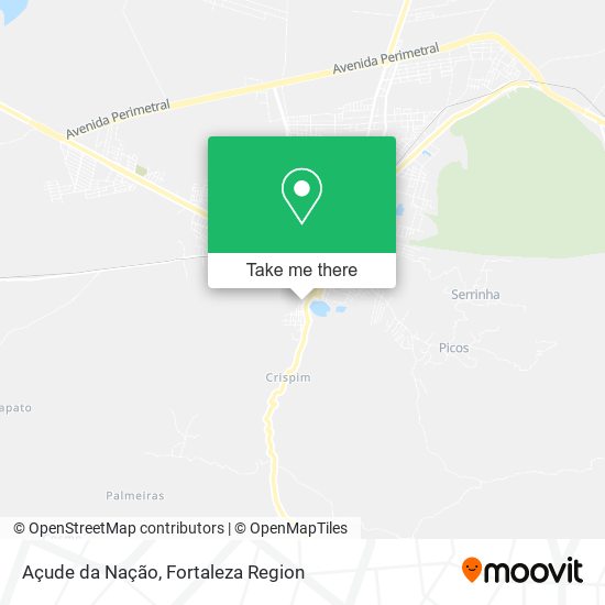 Açude da Nação map