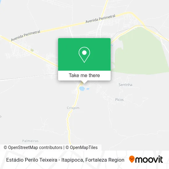 Estádio Perilo Teixeira - Itapipoca map