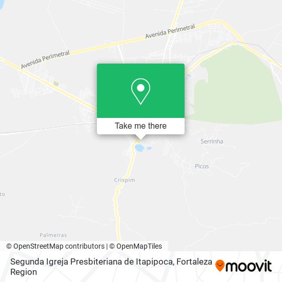 Segunda Igreja Presbiteriana de Itapipoca map