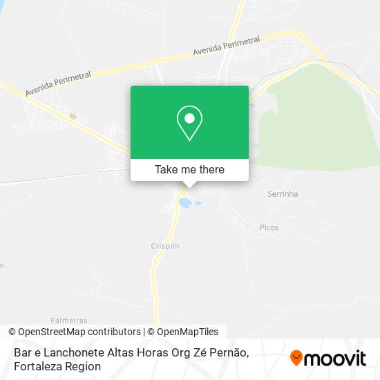 Bar e Lanchonete Altas Horas Org Zé Pernão map