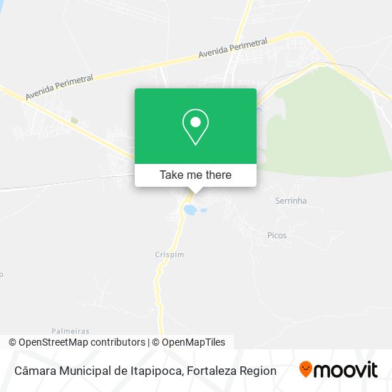 Câmara Municipal de Itapipoca map