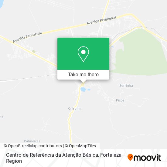 Centro de Referência da Atenção Básica map