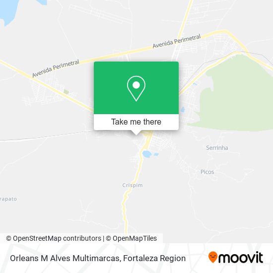 Orleans M Alves Multimarcas map