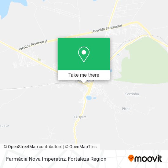 Mapa Farmácia Nova Imperatriz