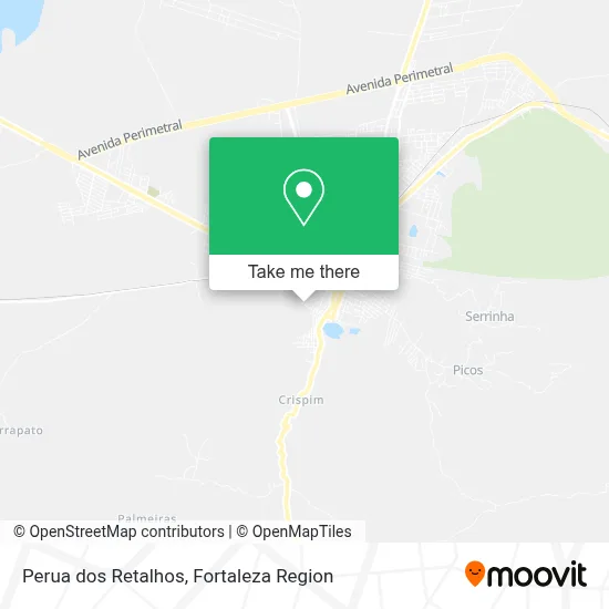 Perua dos Retalhos map