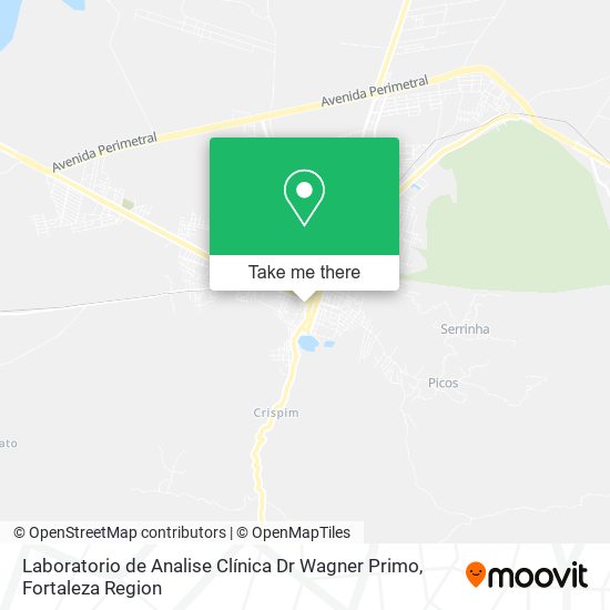 Laboratorio de Analise Clínica Dr Wagner Primo map