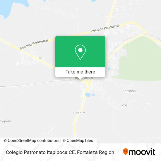 Colégio Patronato Itapipoca CE map