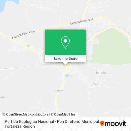 Partido Ecologico Nacional - Pen Diretorio Municipal map