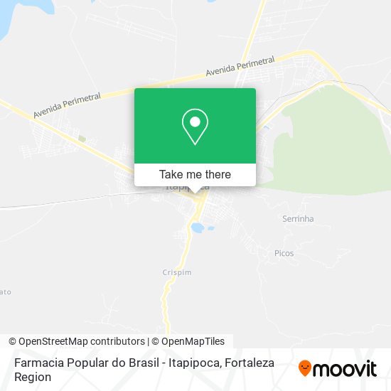 Farmacia Popular do Brasil - Itapipoca map