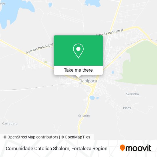 Comunidade Católica Shalom map