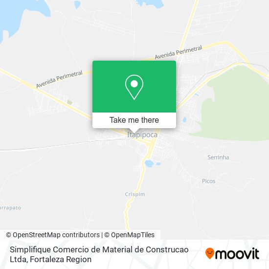 Simplifique Comercio de Material de Construcao Ltda map