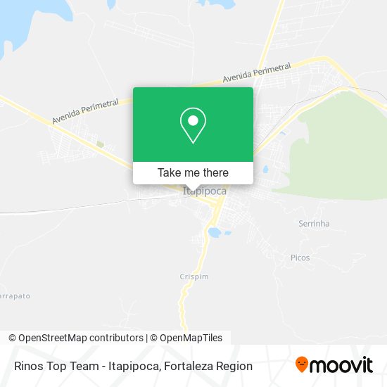 Rinos Top Team - Itapipoca map