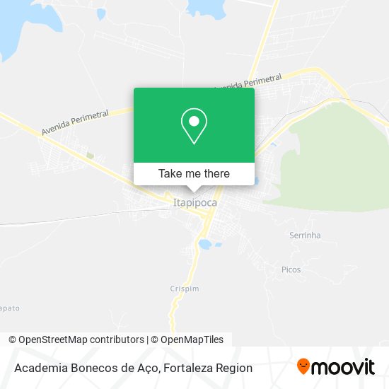 Academia Bonecos de Aço map