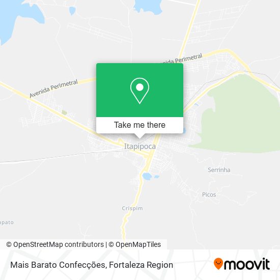 Mais Barato Confecções map