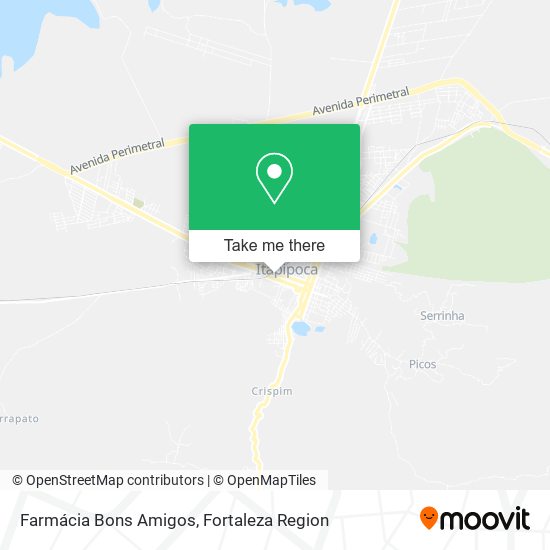 Mapa Farmácia Bons Amigos